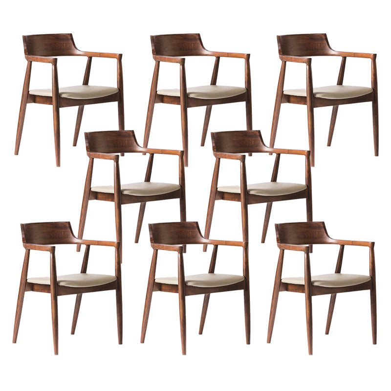 Solid Wood Kitchen Dining Chairs Traditional Arm Dining Chairs