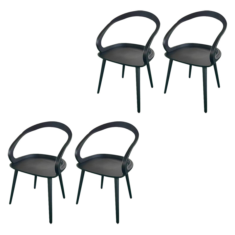 Traditional Arm Chair Open Back Wood Dining Room Chair for Kitchen