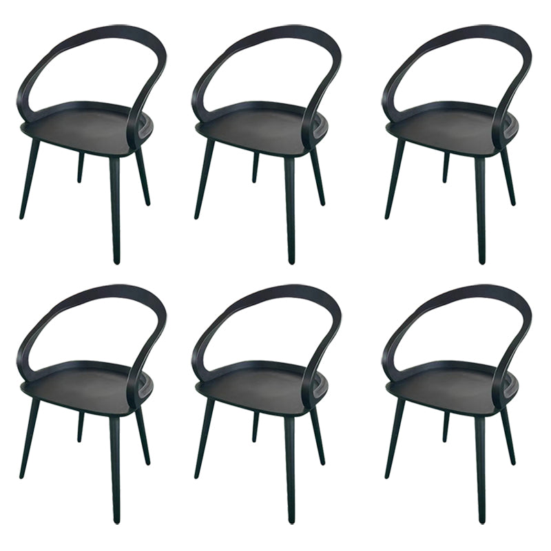 Traditional Arm Chair Open Back Wood Dining Room Chair for Kitchen