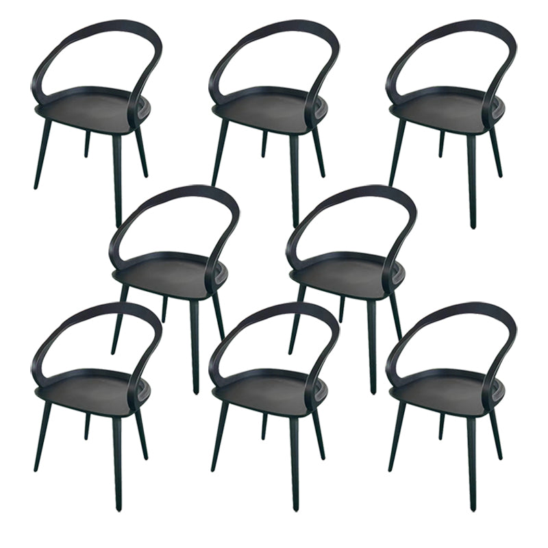 Traditional Arm Chair Open Back Wood Dining Room Chair for Kitchen