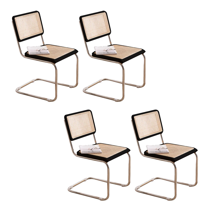 Contemporary Side Chair Open Back Dining Room Chair for Kitchen