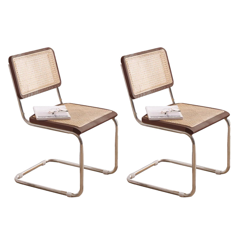 Contemporary Side Chair Open Back Dining Room Chair for Kitchen