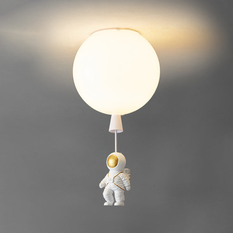 Contemporary Ceiling Lamp Acrylic Shade Flush Mount Light Fixture