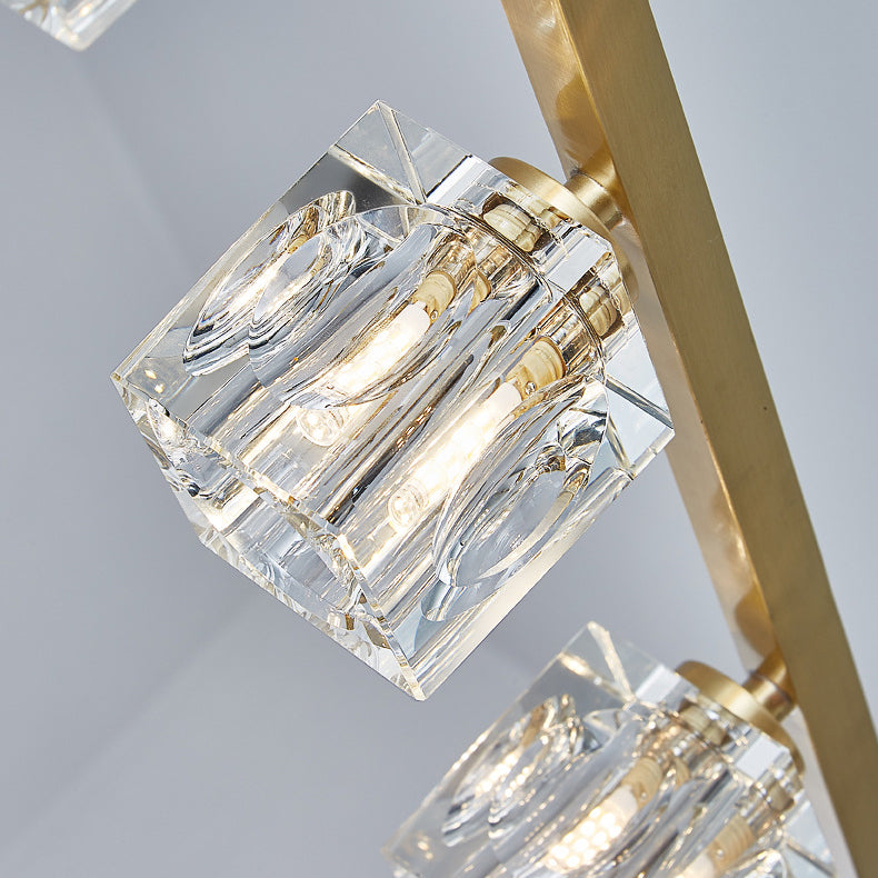 Contemporary 4/5/6-Light Golden Kitchen Island Lighting LED Ceiling Light