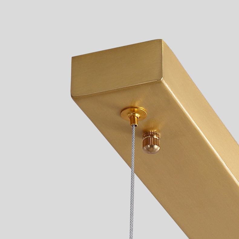 Contemporary 4/5/6-Light Golden Kitchen Island Lighting LED Ceiling Light