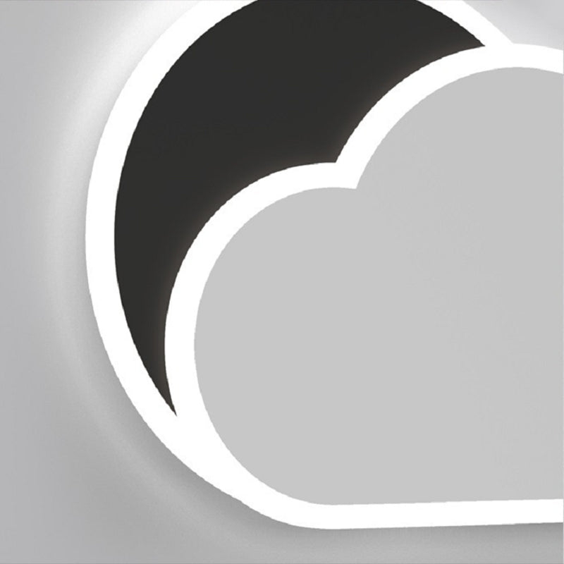 Modern LED Wall Lamp Children Wall Mount Lamp with Acrylic Shade for Bedroom