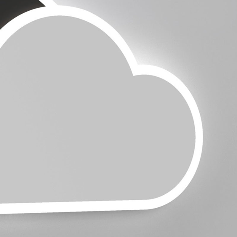 Modern LED Wall Lamp Children Wall Mount Lamp with Acrylic Shade for Bedroom