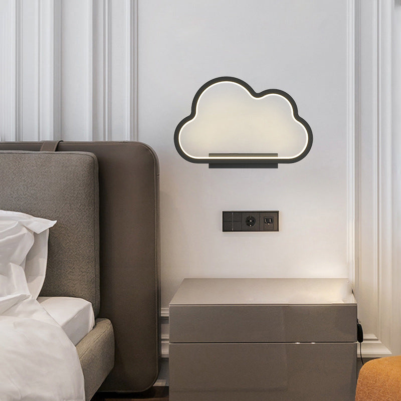 Children Wall Lamp LED Wall Mount Lamp with Silica Gel Shade for Kid's Room