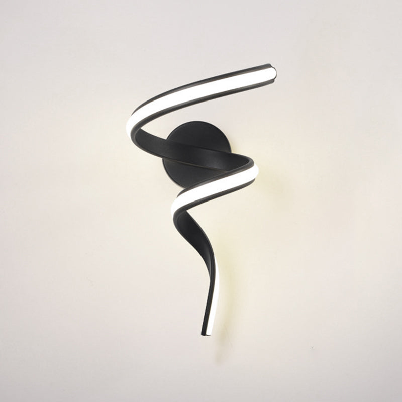 Strip Shape Wall Lamp Modern Wall Mount Lamp with Silica Gel Shade for Bedroom