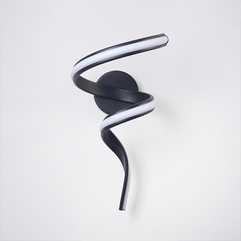 Strip Shape Wall Lamp Modern Wall Mount Lamp with Silica Gel Shade for Bedroom