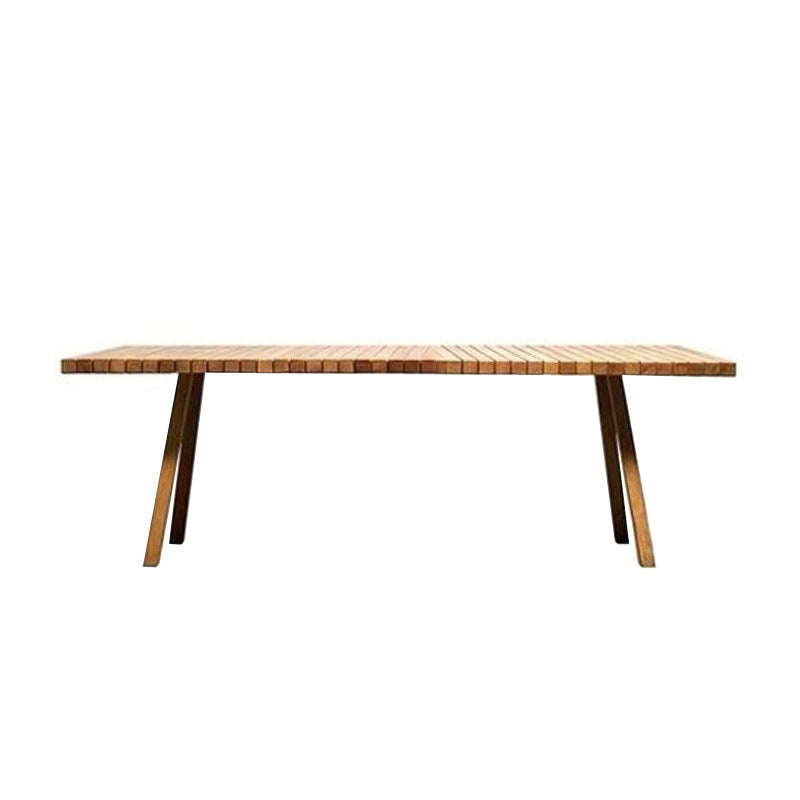 Bohemian Style Wood Dining Table Set 1/4/7/10 Pieces Dining Table Set for Outdoor