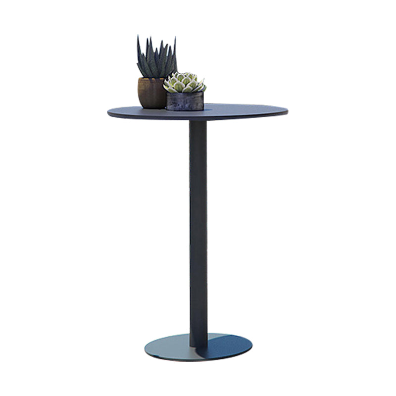 Industrial Round Bar Table Set 1/3 Pieces Metal Bar Table Set for Outdoor