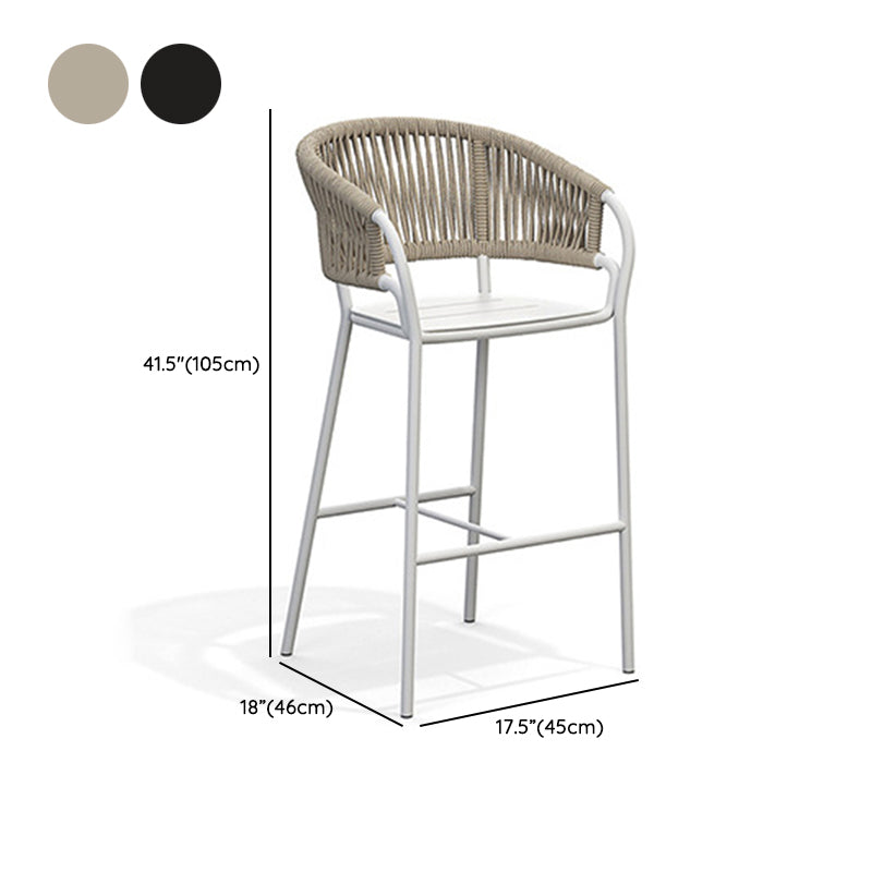 Industrial Round Bar Table Set 1/3 Pieces Metal Bar Table Set for Outdoor