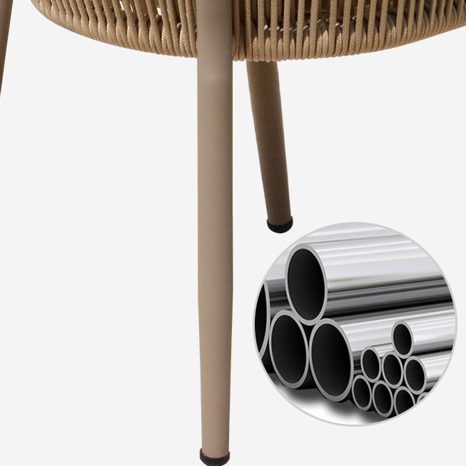 Bohemian Style 1/4/5/7 Pieces Dining Set Stone Dining Table Set for Outdoor