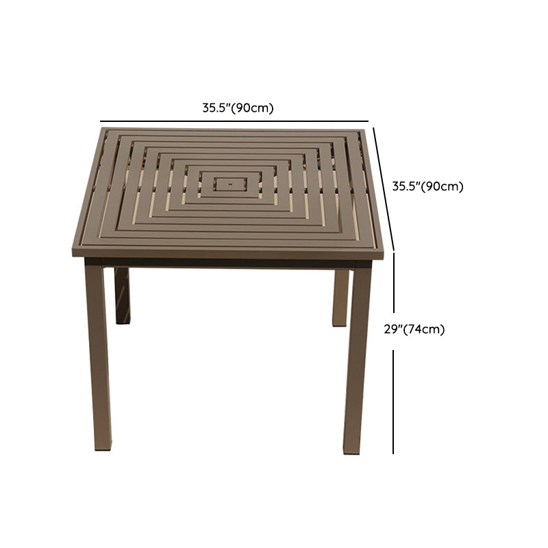 Bohemian Style 1/4/5/7 Pieces Dining Set Stone Dining Table Set for Outdoor