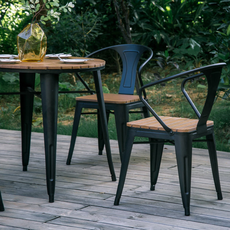 Industrial Style 1/2/3/5 Pieces Dining Set Reclaimed Wood Dining Table Set