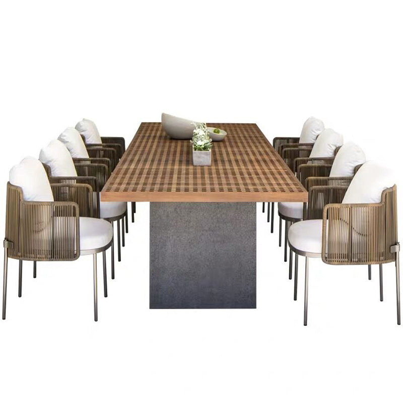 Bohemian Style 1/4/9 Pieces Dining Table Set Dining Table Set for Outdoor