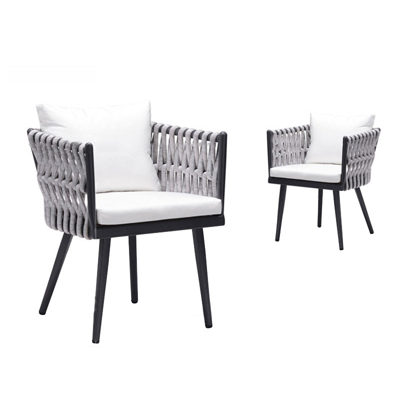 Bohemian Style Dining Set 1/4/5/7 Pieces Wood Dining Table Set for Patio