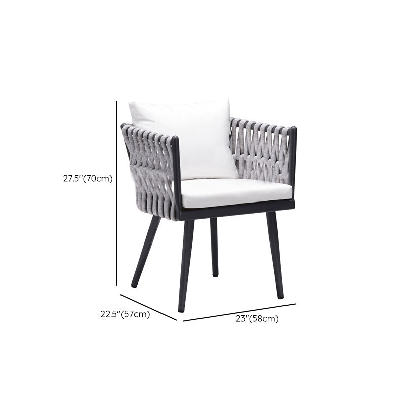 Bohemian Style Dining Set 1/4/5/7 Pieces Wood Dining Table Set for Patio