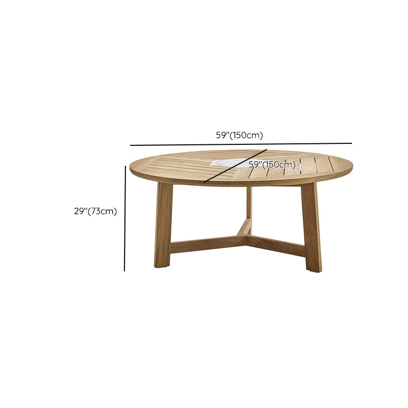 Bohemian Style Dining Set 1/4/5 Pieces Wood Dining Table Set for Patio