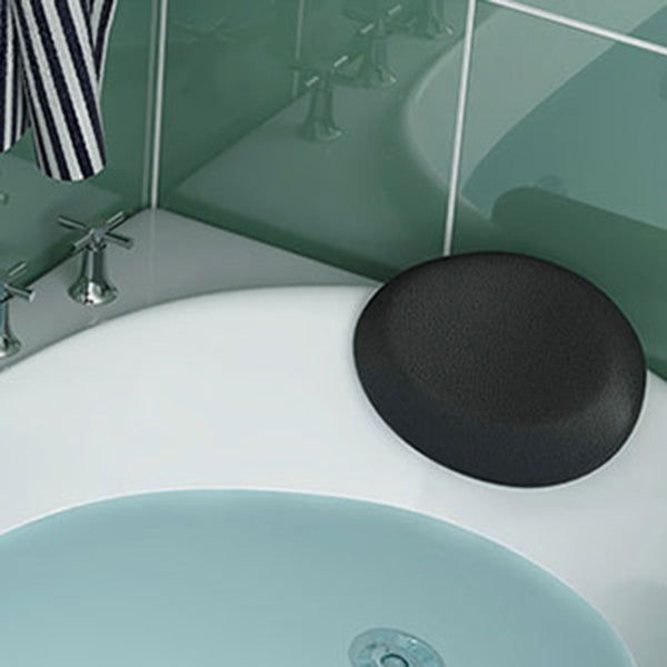 Free Form Bathroom Soaking Bathtub Back to Wall with Drain Tub