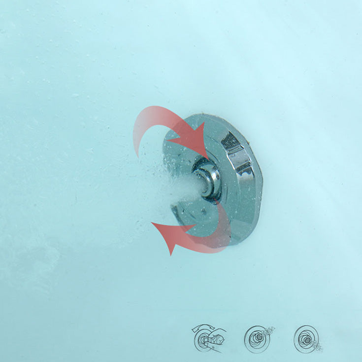 Left-Hand Drain Bathroom Tub Modern Free Form Back to Wall Bathtub