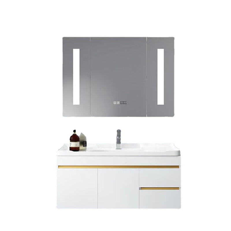 Gorgeous Space Saver Wooden Vanity Bathroom Vanity Cabinet with Mirror Cabinet