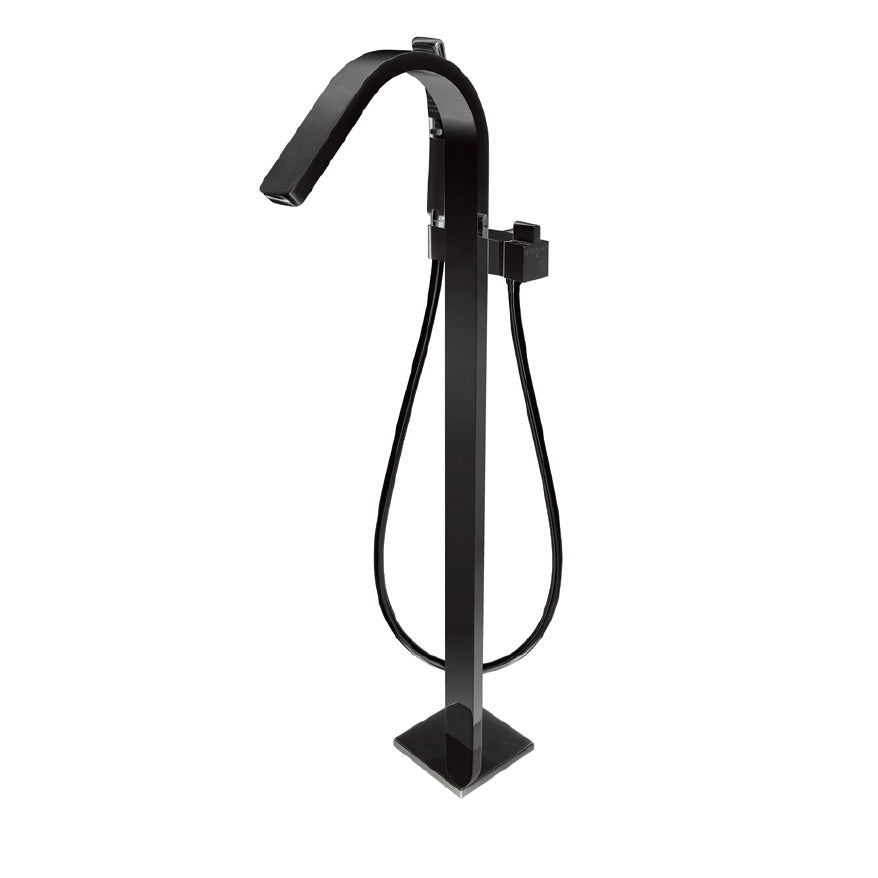 Modern Free Standing Tub Filler Faucet Copper Freestanding Tub Filler Trim