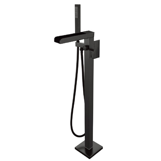 Modern Free Standing Tub Filler Faucet Copper Freestanding Tub Filler Trim
