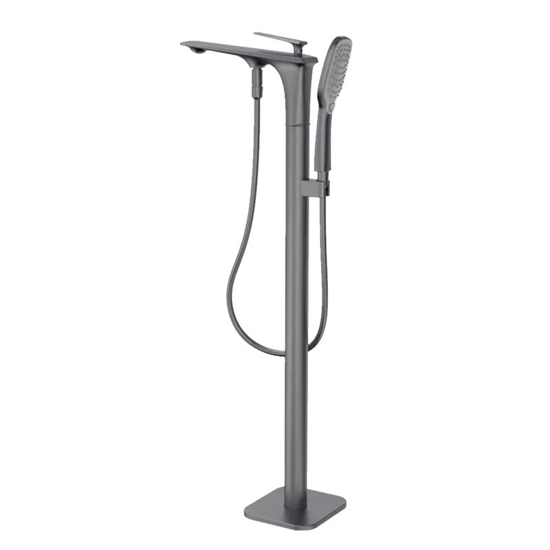 Modern Free Standing Tub Filler Faucet Copper Freestanding Tub Filler Trim