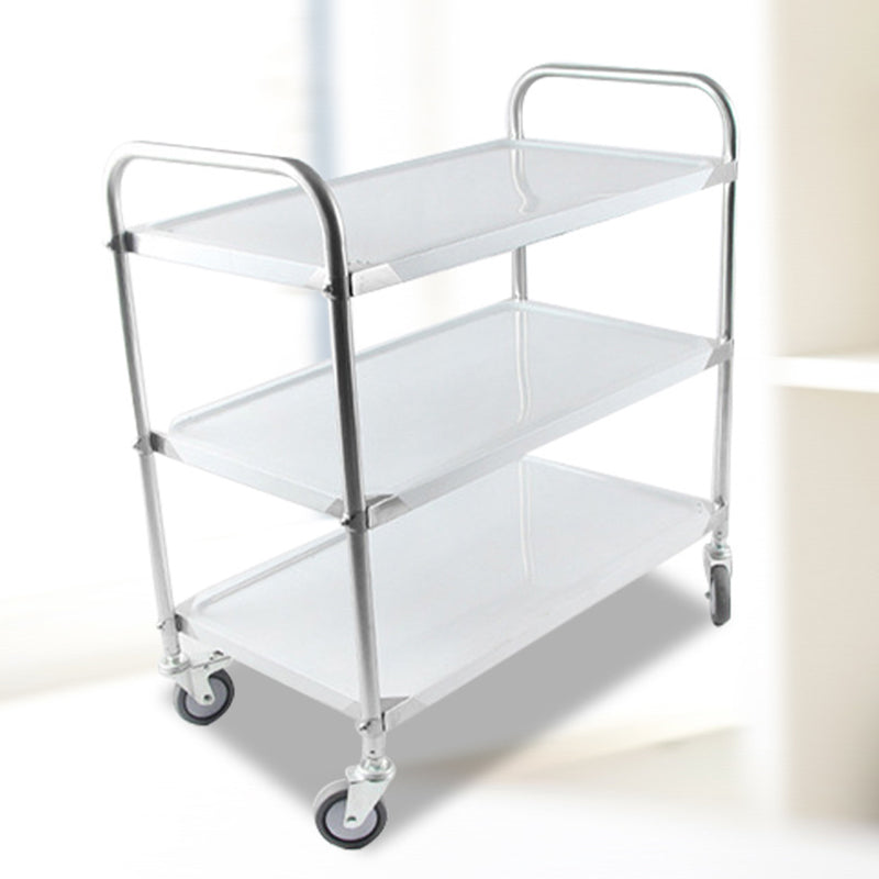 Modern Stainless Steel Prep Table Rectangular Rolling Prep Table for D