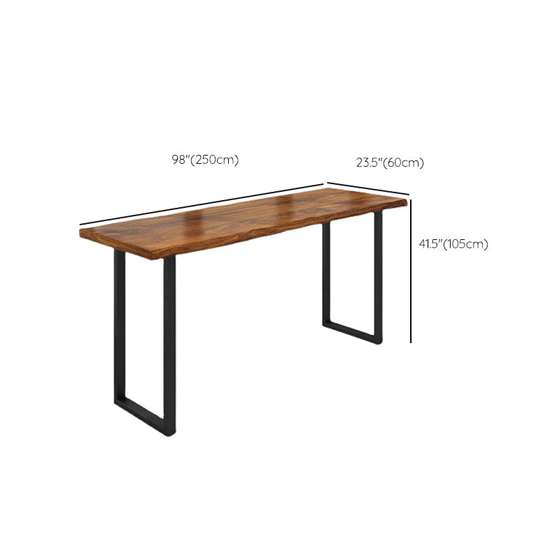 Solid Wood Bar Table Set Industrial Rectangle 1/2/5 Pieces Pub Table Set