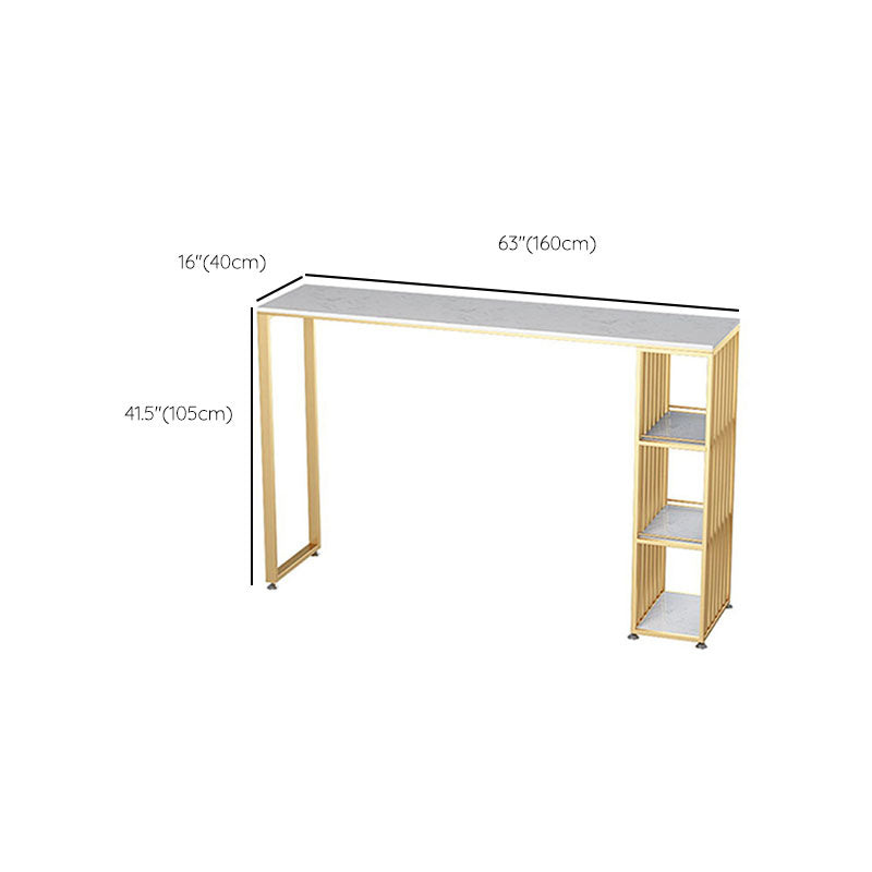 1/2/3 Pieces Bar Stool and Table Set Modern Rectangular Pub Table Set