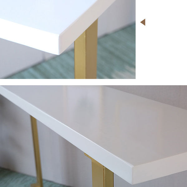 Solid Wood Bar Table Set 1/4/5 Pcs Gold Frame Bar Table and Stools