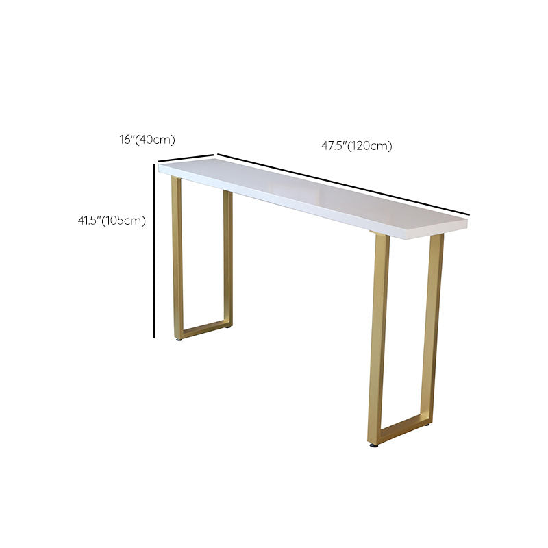 Solid Wood Bar Table Set 1/4/5 Pcs Gold Frame Bar Table and Stools