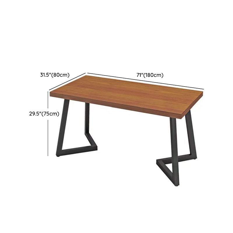 1/2/5/7 Pieces Dinette Set Industrial Solid Wood Dining Table with Wooden Chairs