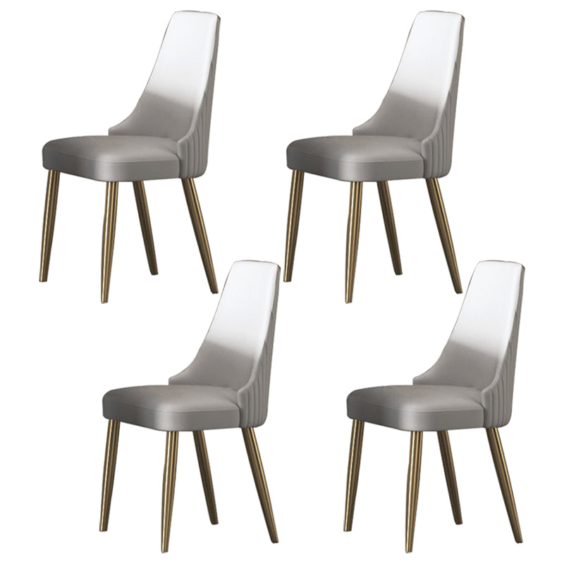 Glam Dining Room Set 1/4/5/7 Pcs Stone Top Dining Table with Upholstered Chairs