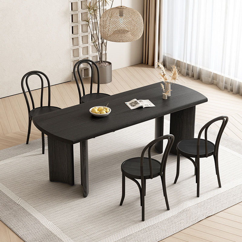 Traditional 1/2/3/4/5/7 Pieces Dining Set Rectangle Wood Dining Table for Dining Room