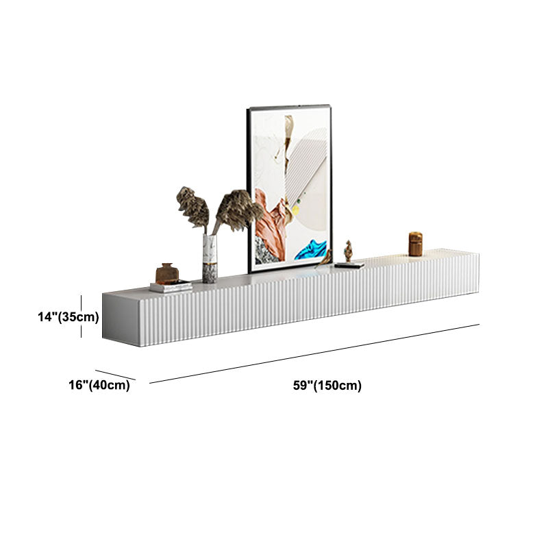 Contemporary TV Stand Console Wood TV Media Stand with Drawers