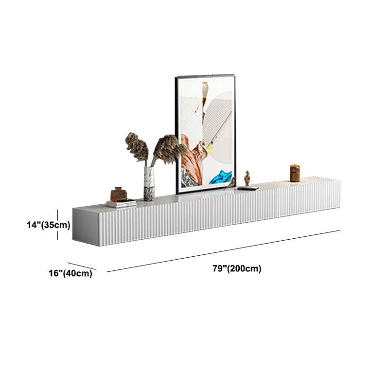Contemporary TV Stand Console Wood TV Media Stand with Drawers