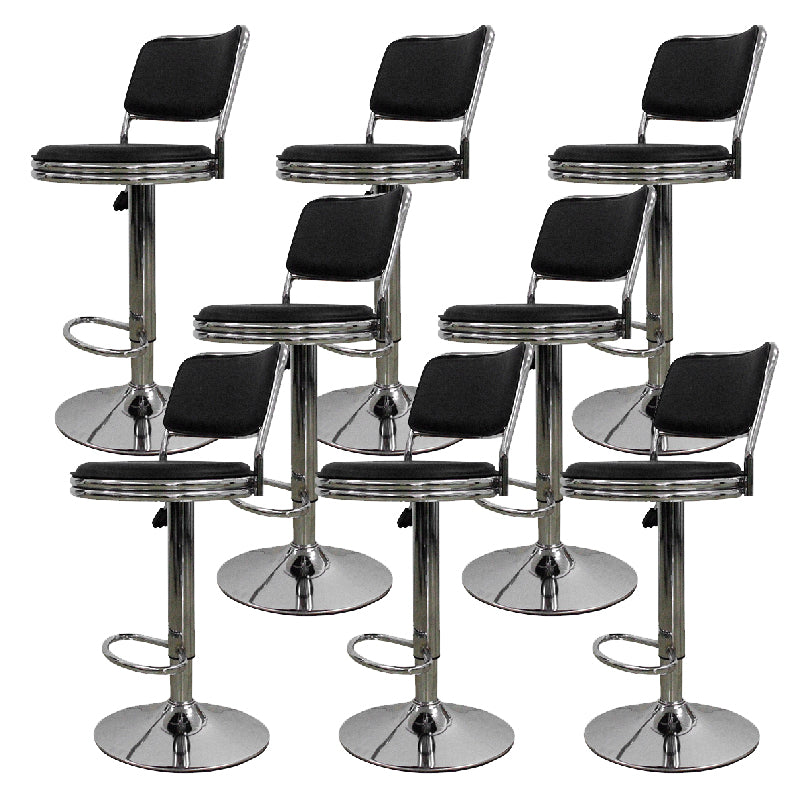 Industrial Metal Counter Height Stools Adjustable Height Bar Stool