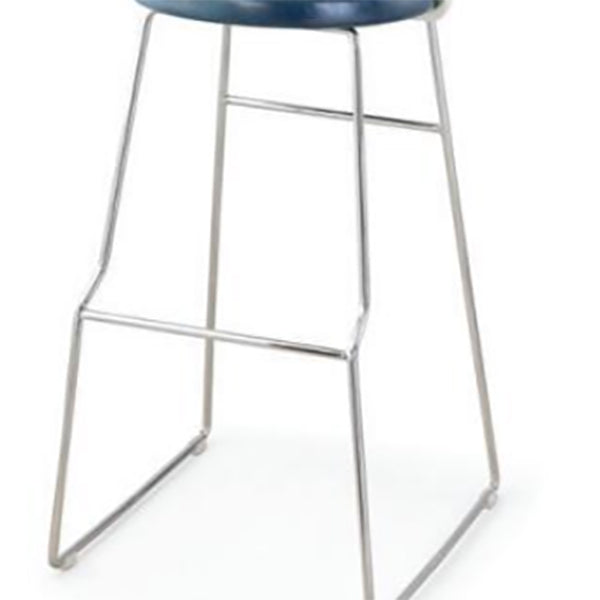 Contemporary Counter Height Stools Blue Bar Stool for Bar Use