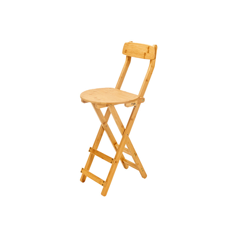 Contemporary Wooden Counter Height Stools Folding Height Bar Stool