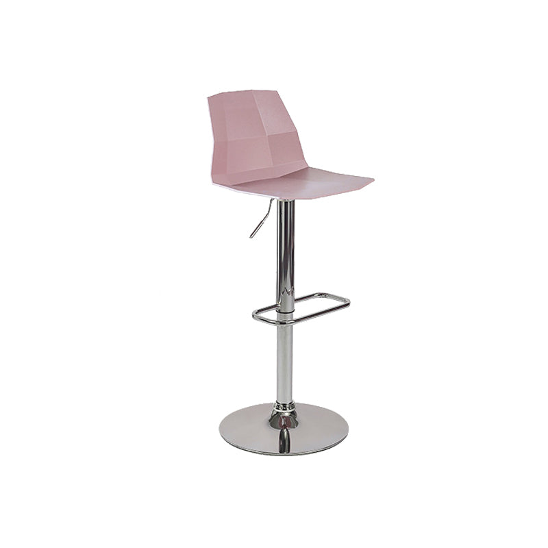 Contemporary Plastic Counter Height Stools Adjustable Height Bar Stool