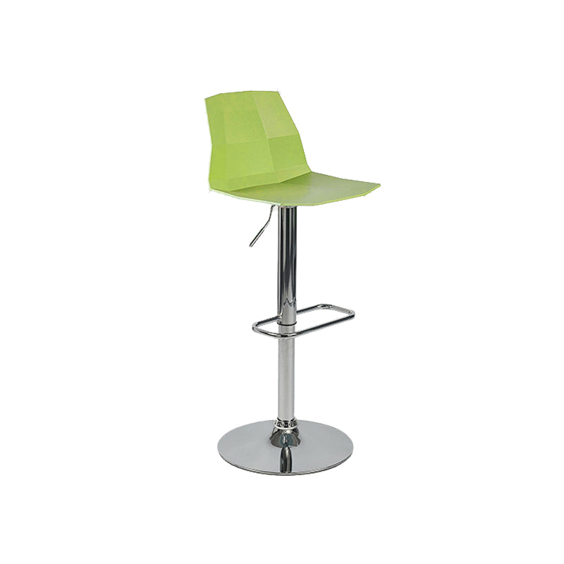Contemporary Plastic Counter Height Stools Adjustable Height Bar Stool