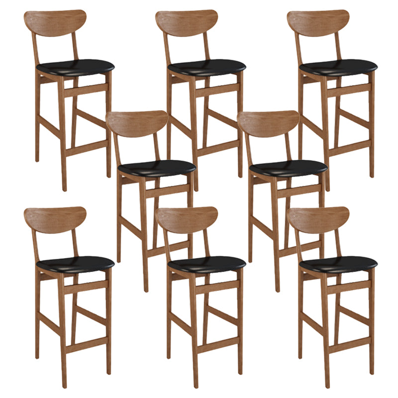 Industrial Wooden Counter Height Stools Bar Footrest Stool for Indoor