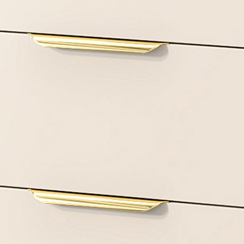 Glam Stone 16"Wide Storage Chest Bedroom Chest in White with Drawers