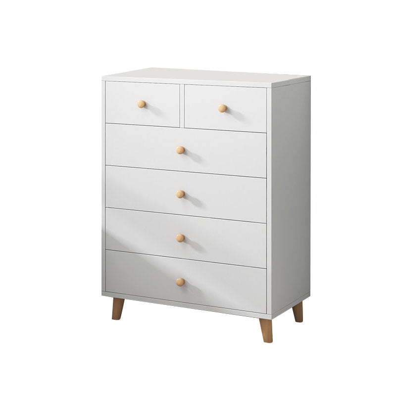 Contemporary Bedroom Chest Wooden Storage Chest with Drawers