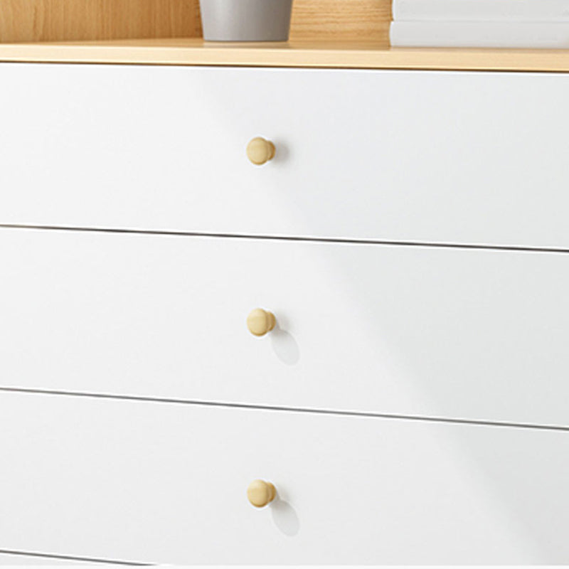 Contemporary Bedroom Chest Wooden Storage Chest with Drawers