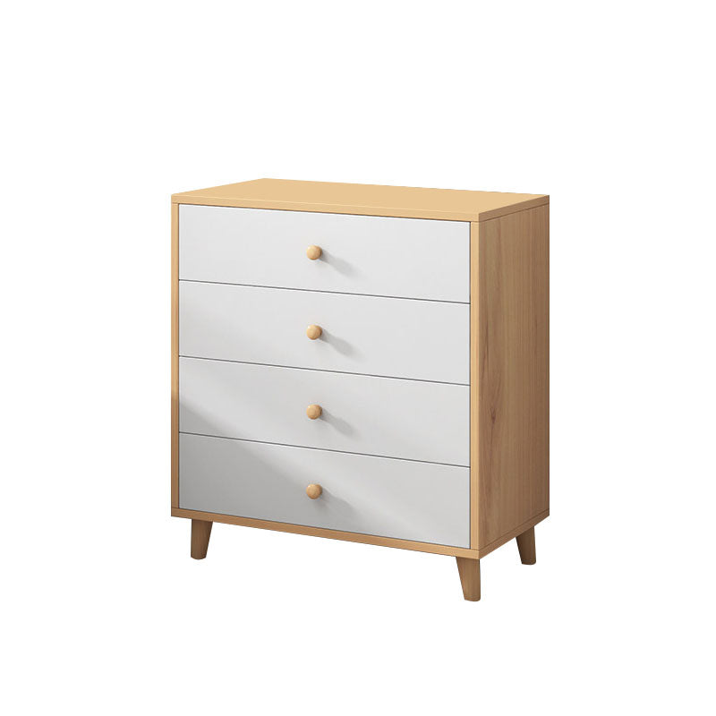 Contemporary Bedroom Chest Wooden Storage Chest with Drawers